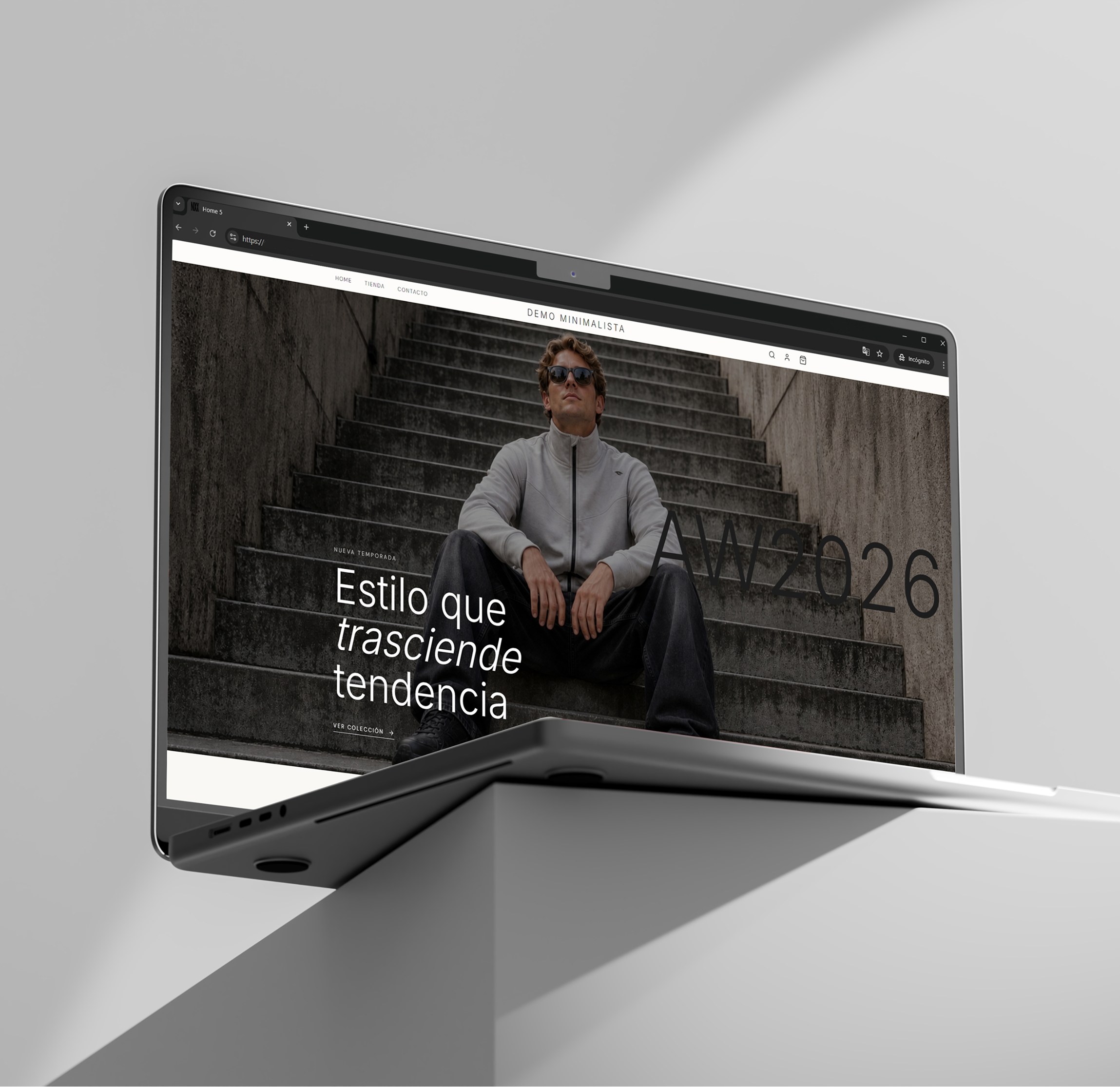 Demo tienda Minimalista - home AW2026